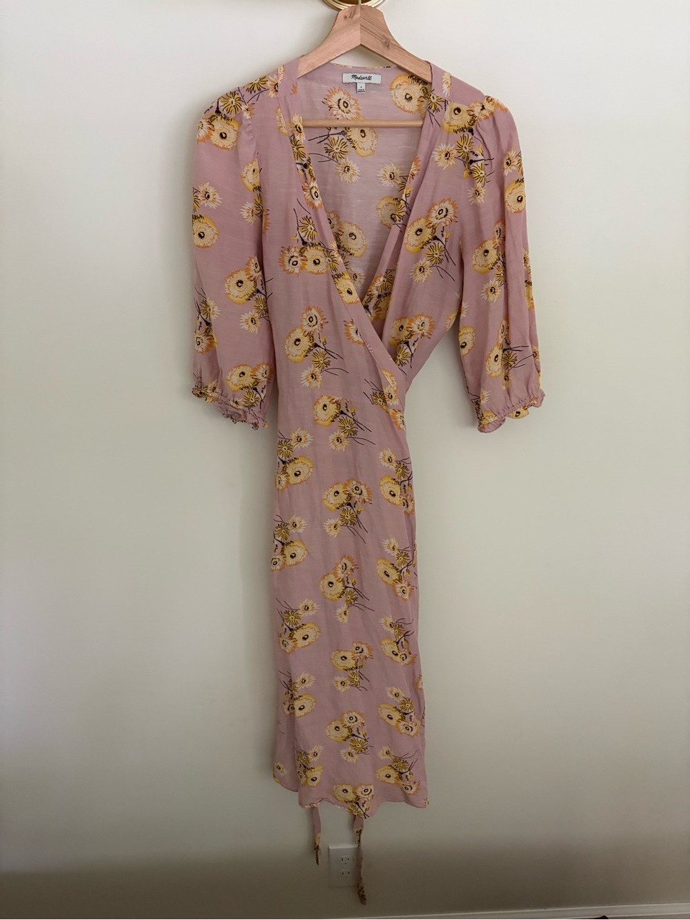 Madewell Floral Wrap Dress